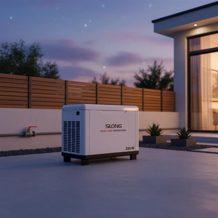 Generator de gaz de 20 kW Sistem de alimentare de rezervă cu combustibil multi-CE Ready